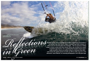 Kitesurfing Travel -  Reflections in Green 2012