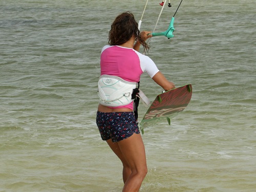 Kitesurfing Technique -  Beach Start From Two Feet 2013