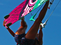 Kitesurfing Technique -  Inverted Grabbed Front Loop 2012