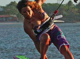 Kitesurfing Technique -  Melon to Toe Side 2012