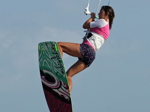 Kitesurfing Technique -  Nose Grab Jump 2013