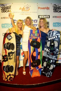 Hannah Whitely, Holly Kennedy and Nicky Rudd took home the prizes in the ladies fleet last year.