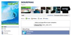 Once you have selected a photo to upload, tag IKSURFMAG by typing @iksurfmag. When it is highlighted blue press enter.