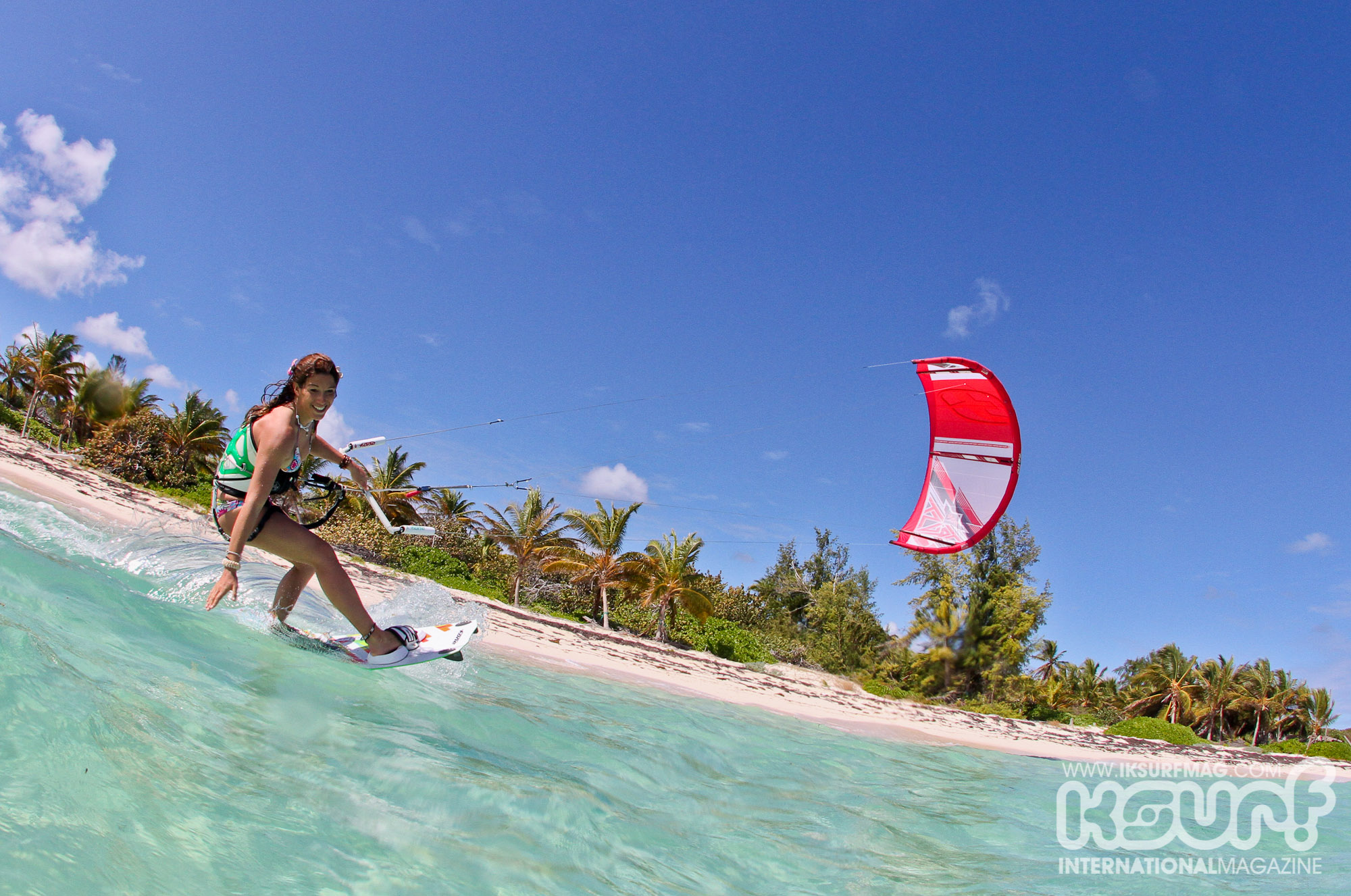Celine Rodenas cruising on the new Trust from F-One!