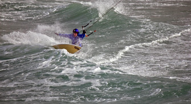 Here is one of the crew at Ocean Rodeo enjoying the perks of the job!