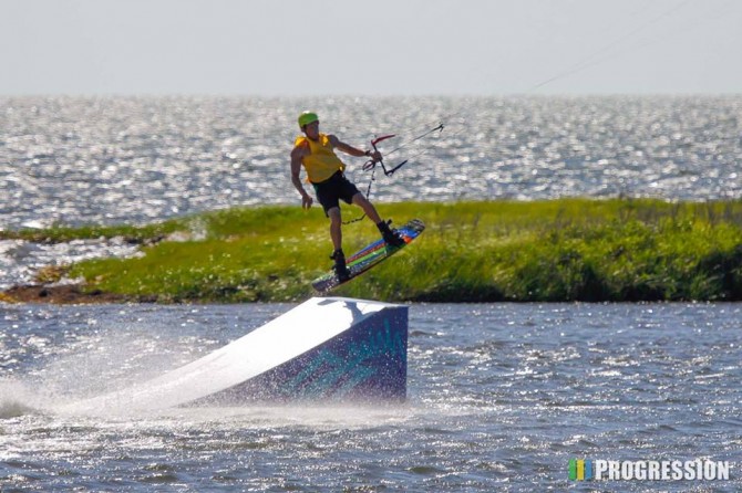 Brandon Scheid throwing down...