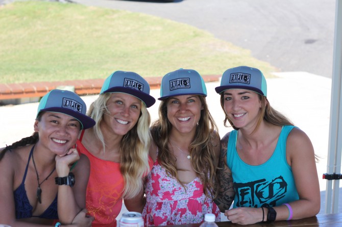 The girls are representing too!