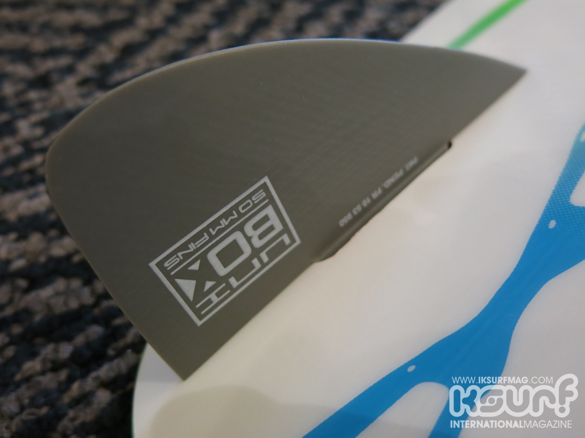 Thinner profile fins mean less drag.