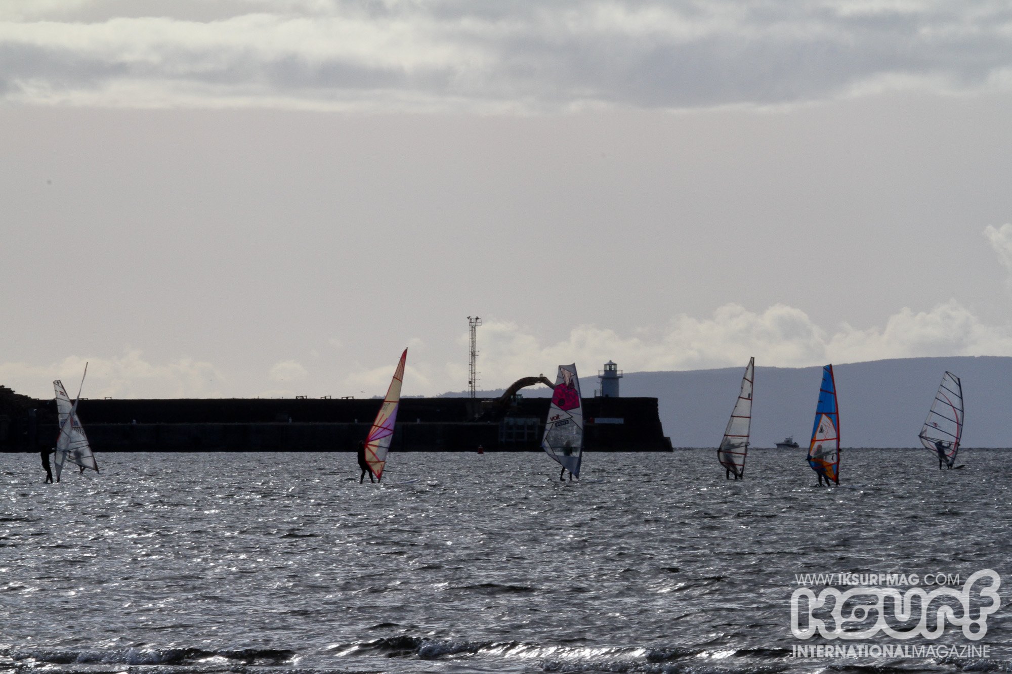 Light winds meant the kite event had to wait until the Sunday to kick off.