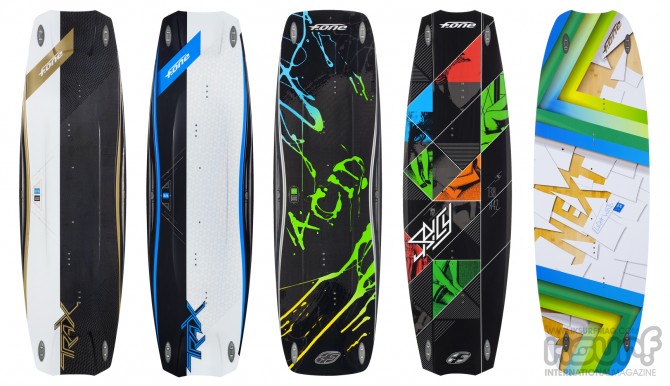The Trax Carbon, Trax, Acid Carbon, all new Spicy and the Next.