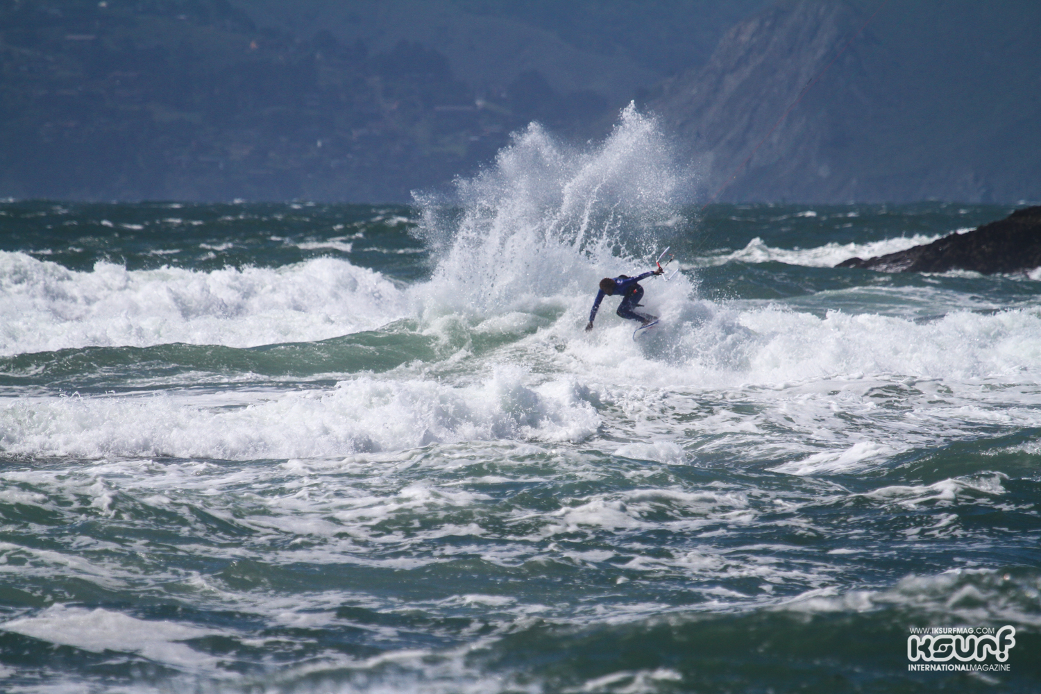 Chucking buckets at the northern end of the beach...