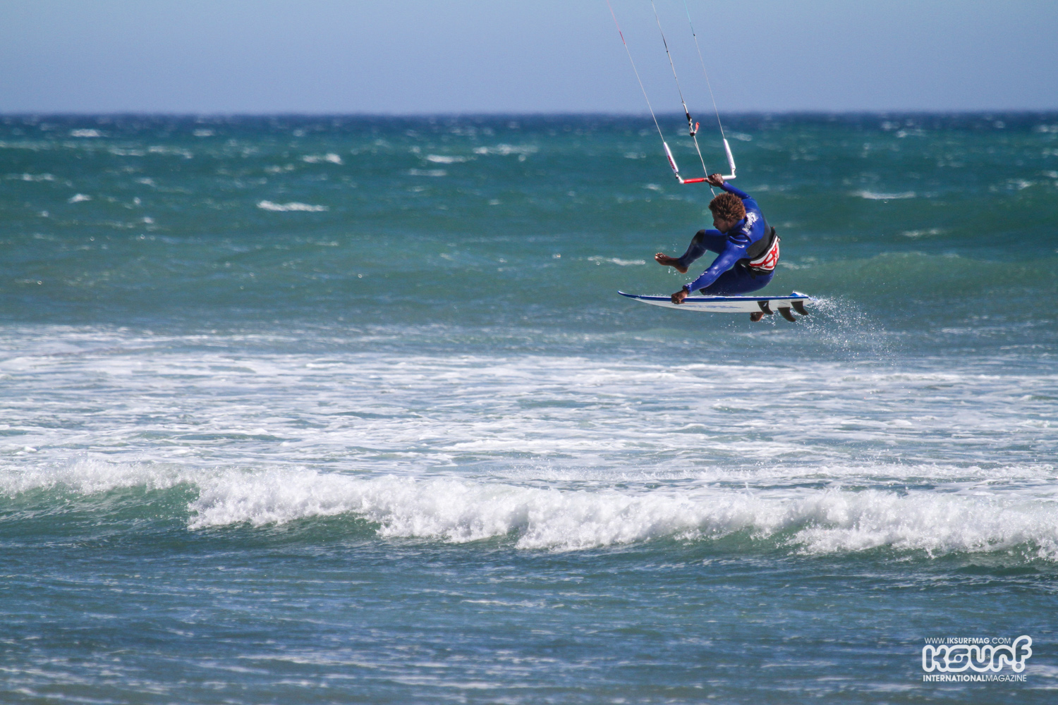 Mitu letting fly with his bag of tricks...