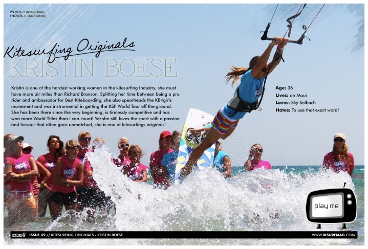Kitesurfing Originals - Kristin Boese