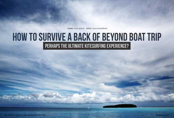 How To Survive A Back Of Beyond Boat Trip
