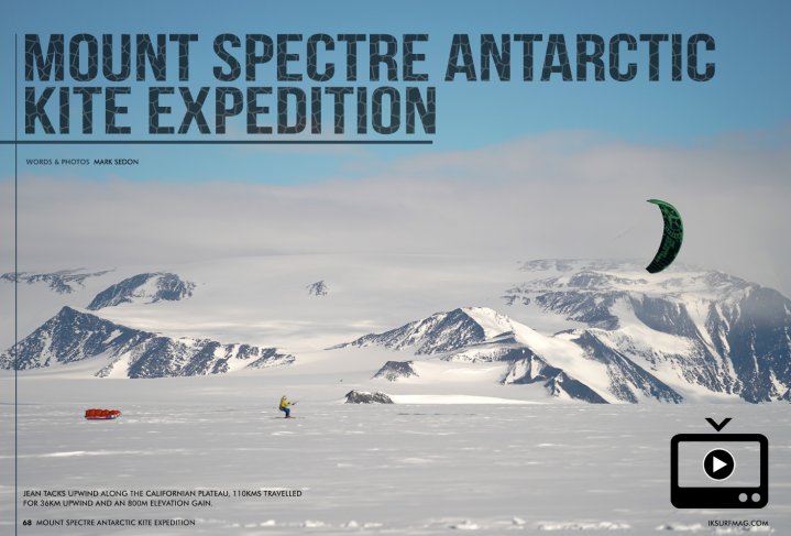 Kitesurf Antarctica: Mount Spectre