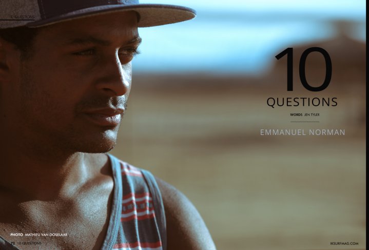 Ten Questions - Emmanuel Norman