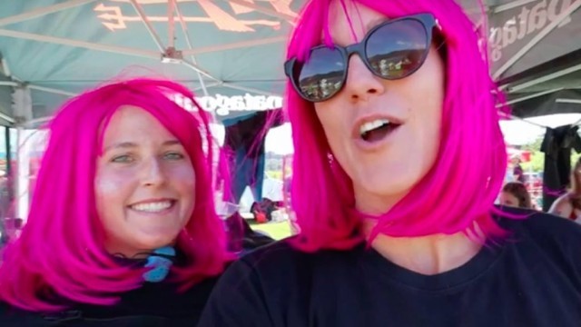 6 hours KITEBOARDING RACE in PINK WIGS | 2019 Kiteboarding 4 Cancer