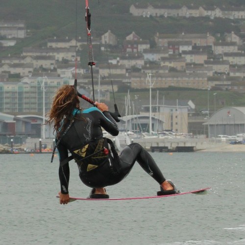 Grabbed Back Loop Transition Kitesurfing Technique