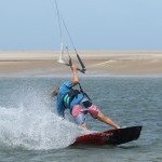 Kitesurfing Technique - Twin Tip Toeside Duck Tack