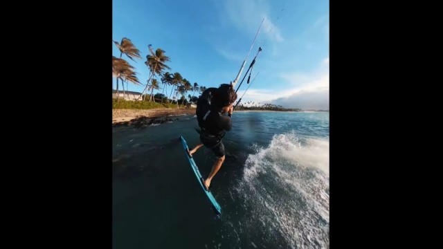 Kiteboarding in 3rd person - Maui, Hawaii - Jesse Richman