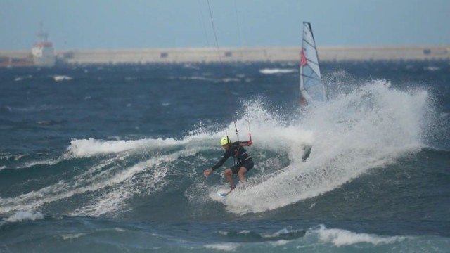 LORENZO CASATI----WINTER IN TENERIFE----STRAPLESS KITESURF