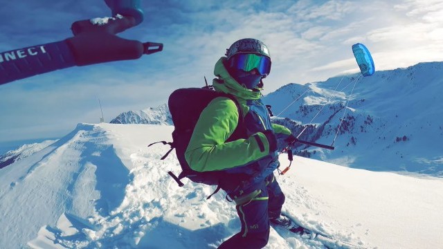 POV - Snowkite Dream - Rando kite