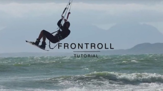 How to frontroll kitesurfing