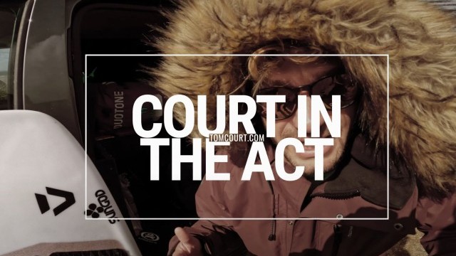 Autumn KITE SURFING SHRED, UK - Court In The Act #FREERIDE VLOG