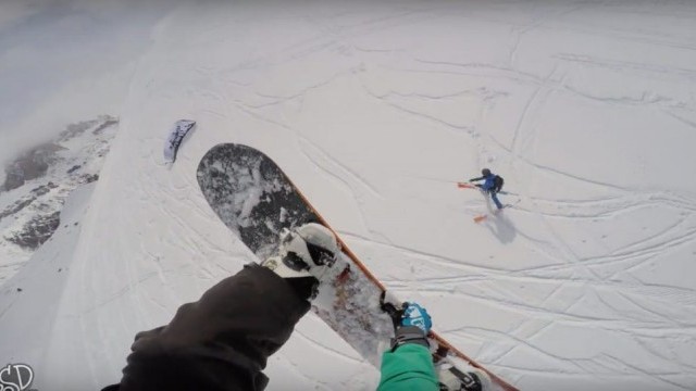 Snowkite in May in Serre Chevalier!