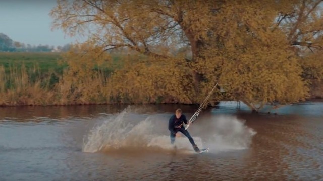 Kiteboarding A River - Canal Sessions With Ben Beholz HD