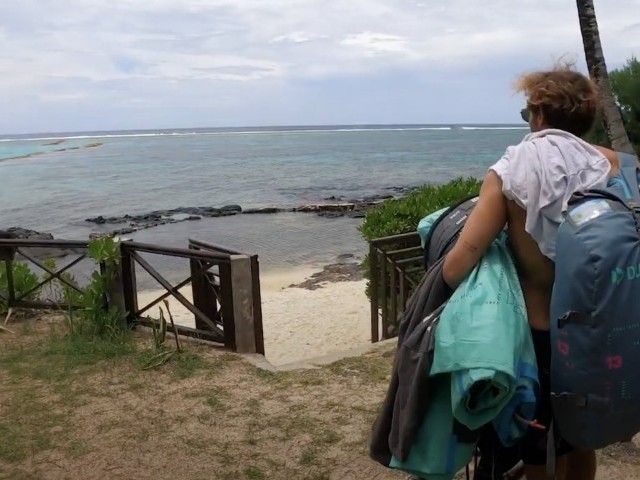 VAL ON A KITE - One day in Mauritius !