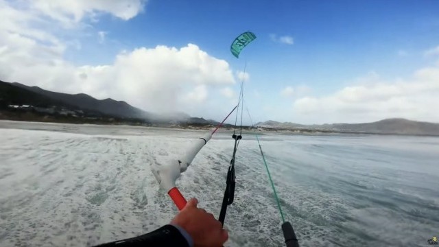 Kiting the Biggest Storm of the Winter