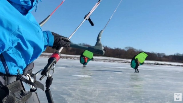 EPIC Icekiting and Winging, TERRIBLE Snowkiting | VLOG by ME | 12