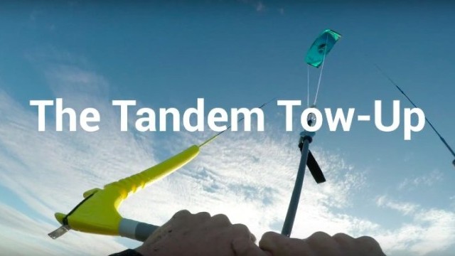 The Tandem Tow Up - Two guys, one boat.