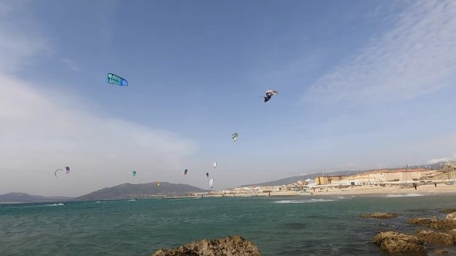 Nicolas Gambier Sending it with His Pivot in Tarifa