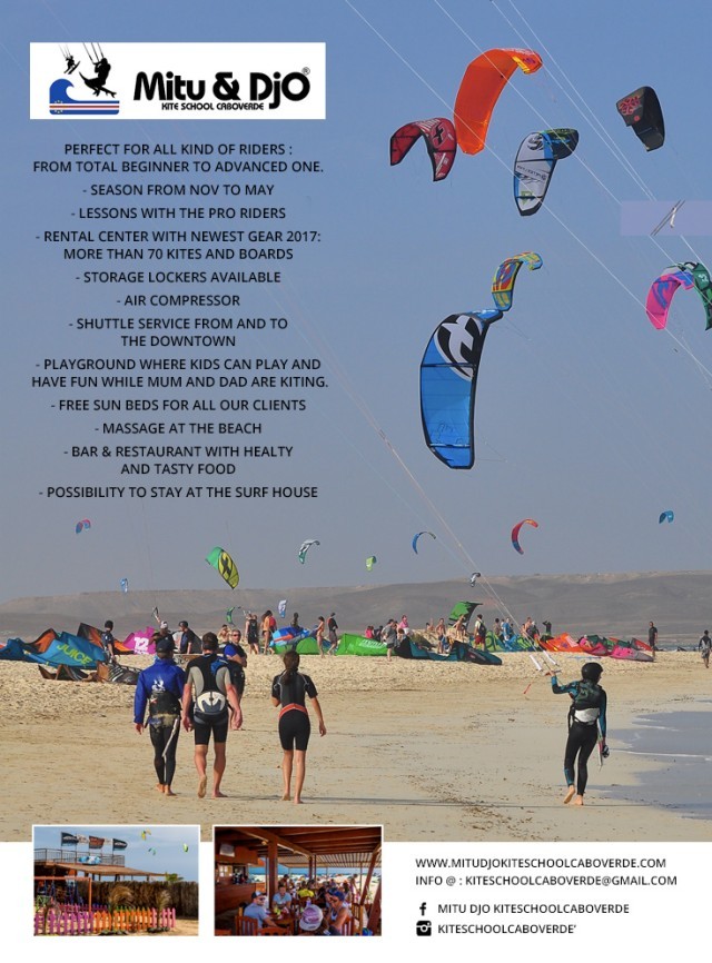Mitu and Djo Kiteschool Cabo Verde Issue 60