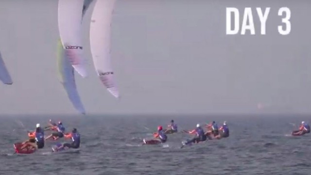 2019 Kitefoil World Series Weifang Binhai - Highlights Day 3