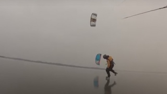 Snow Ice Kiting-Lithuania