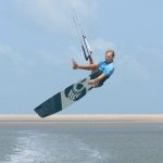 Kitesurfing Technique - Leg Over One Foot Jump Transition