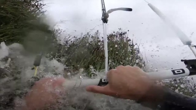 Jumping over land - Kitesurfing West of Ireland
