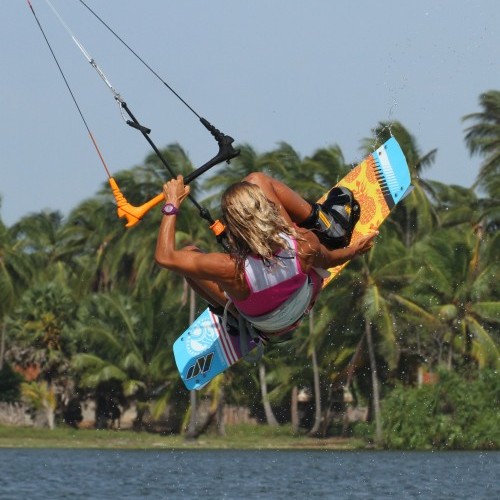Hooked Back to Blind Tail Grab Kitesurfing Technique