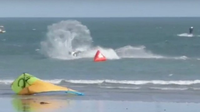 Harry's Mega-crash at Virgin Kitesurf Armada Round Two British Championships- ATBShop