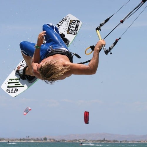 Back Loop to Blind with Air Pass Kitesurfing Technique