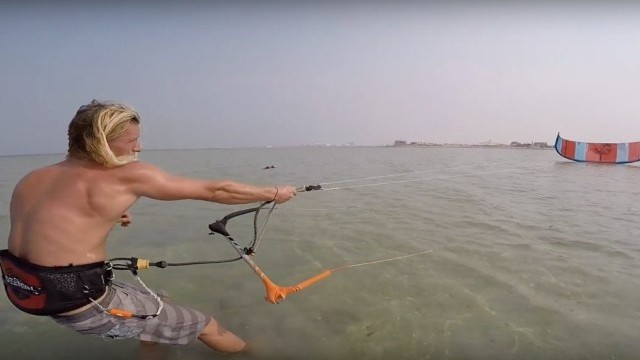 Kiteboarding: Light Wind Relaunch - Ride with Blake: Vlog 27