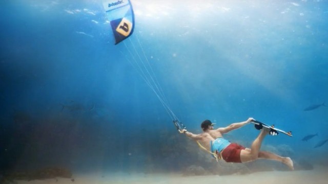 Underwater Kitesurfing  - Blade kites and Noustha Photography - Behind the Scenes
