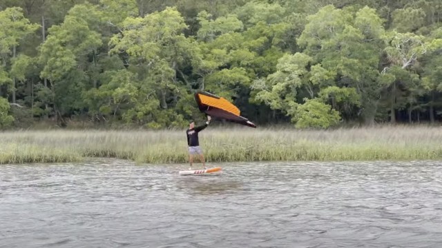 Real Life First Time Wing Foiling