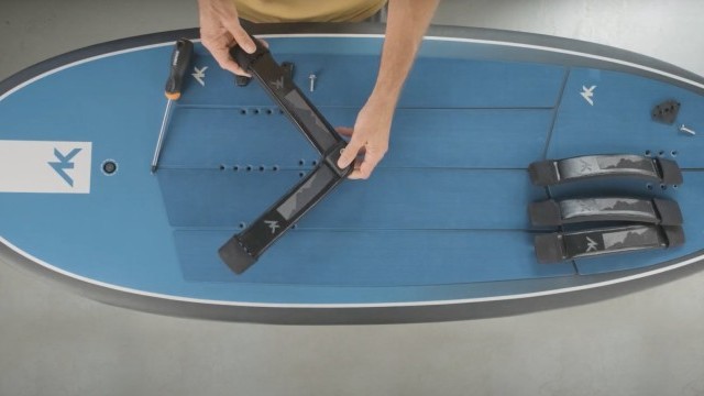 How To Setup Foilboard Footstraps | Hydrofoiling.