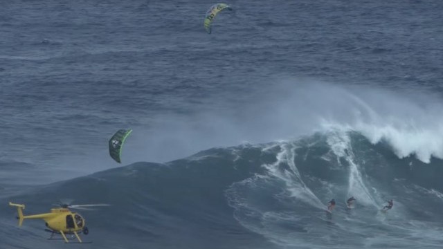 December 9, 2015 Peahi (Jaws) Maui multisport sessions
