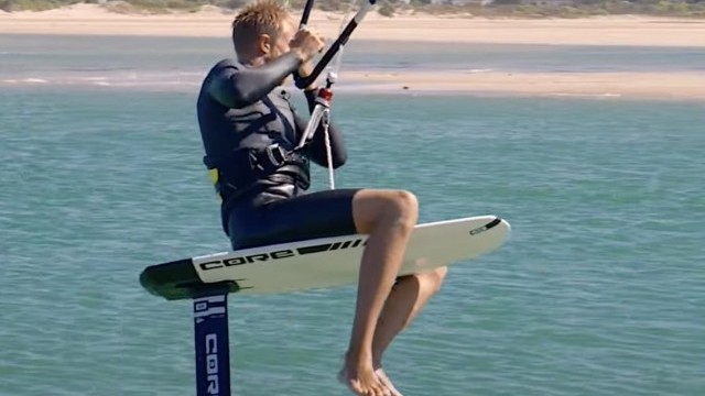 Sit Down, Relax and Enjoy the Ride // Kiteboarding Foil #shorts