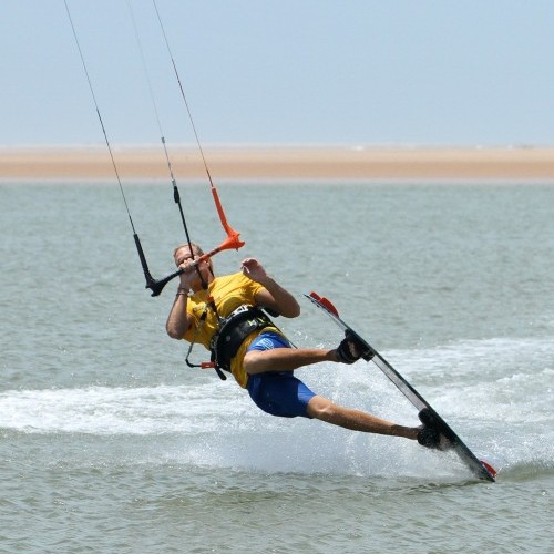 Dark Slide with a Back Roll Kitesurfing Technique